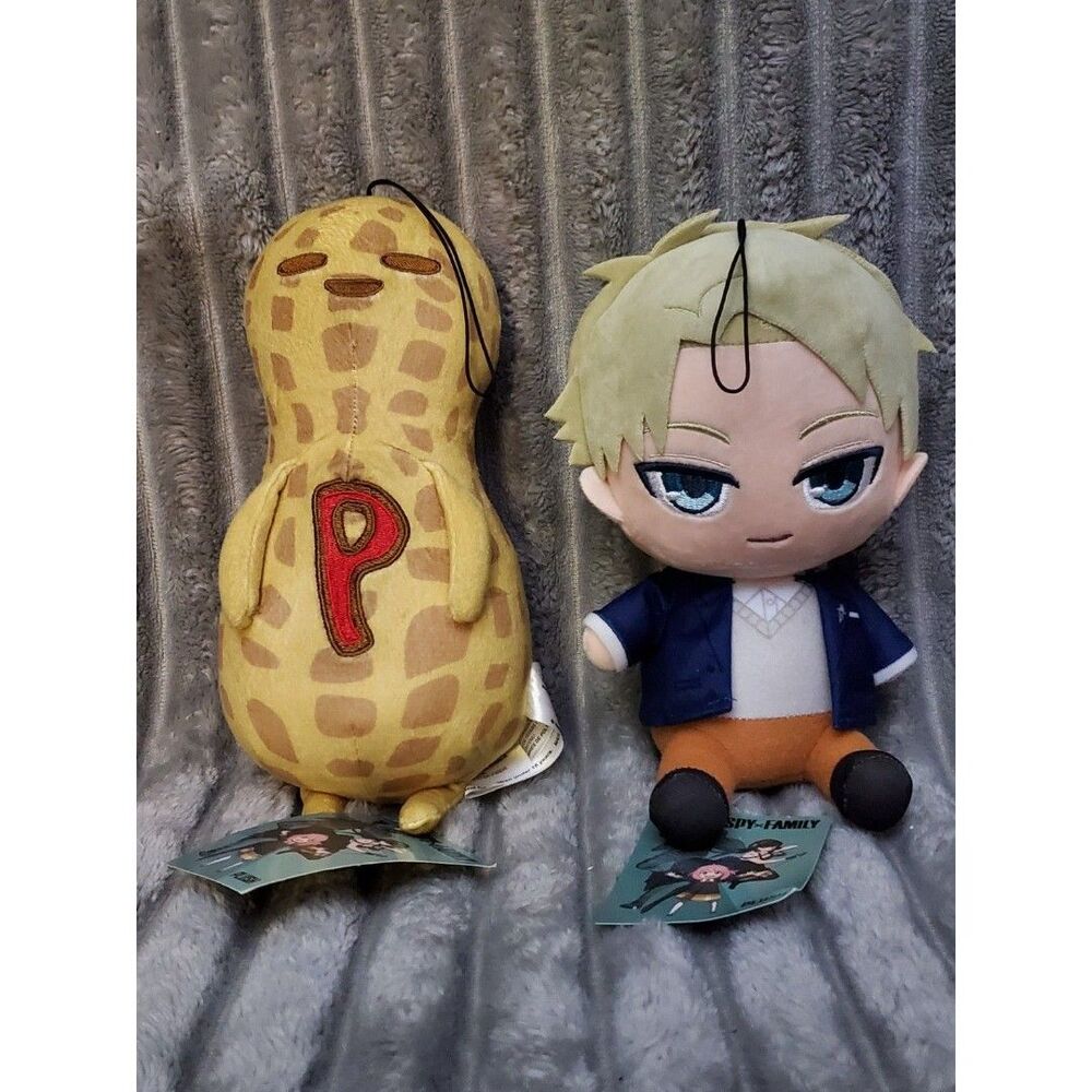 Great Eastern Entertainment Spy X Family Plush Peanut 10" & Loid Forger 7"